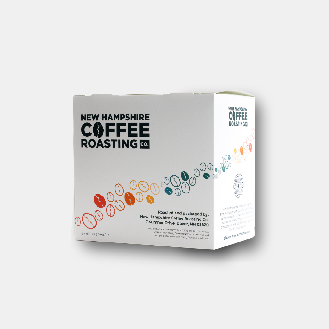 18ct Pistachio Box - Single Serve Cups | NH Coffee Roasting Co.